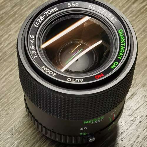 28-70 F3.5-4.5手動鏡 Pentax K Mount 韓國鏡 QUANTARY 全新有盒