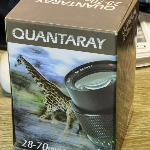28-70 F3.5-4.5手動鏡 Pentax K Mount 韓國鏡 QUANTARY 全新有盒