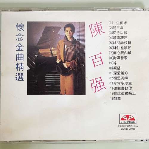 陳百強 懷念金曲精選 CD