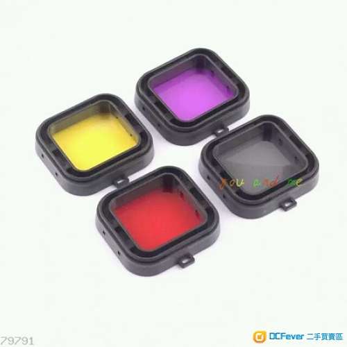 全新 GoPro HERO 3/3+/4/5/6/7/Session 潛水殼專用 最新款 高質素 濾鏡 兩種款式可...