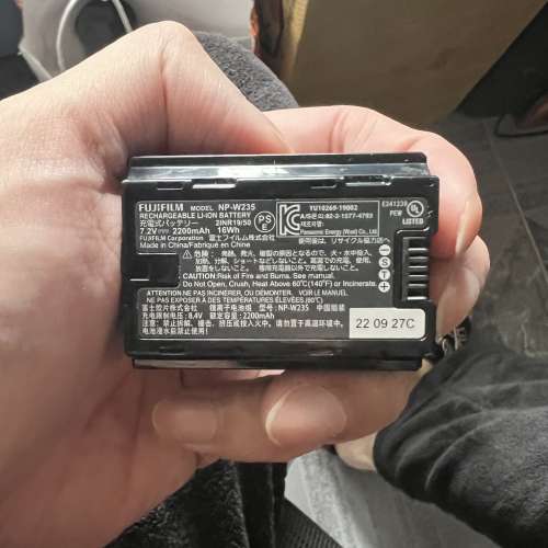 放兩粒w235 富士原廠 兩粒副廠電