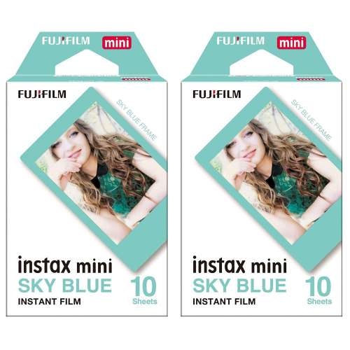 [DJS LIFESTYLE] FUJIFILM INSTAX MINI INSTANT FILM 富士即影即有菲林相紙 (天藍...