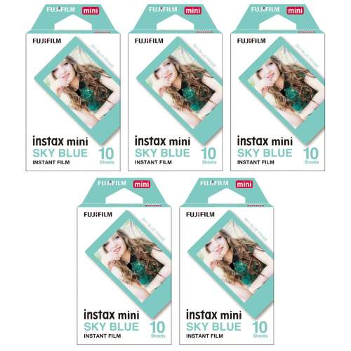 [DJS LIFESTYLE] FUJIFILM INSTAX MINI INSTANT FILM 富士即影即有菲林相紙 (天藍...