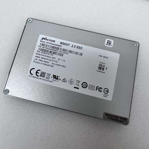 Micron M500IT 2.5inch 60GB MLC SATA 企業級 SSD