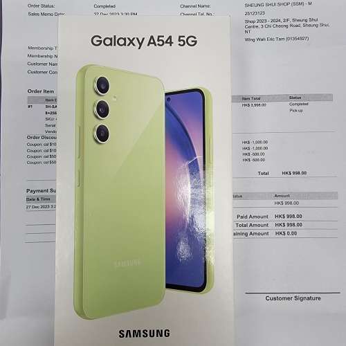 Samsung A54 256gb 綠色