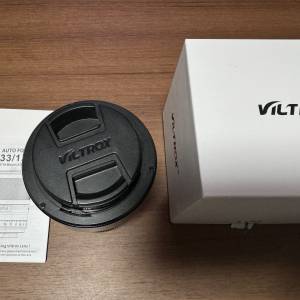 [95%new] Viltrox AF 33mm F1.4 XF for fujifilm