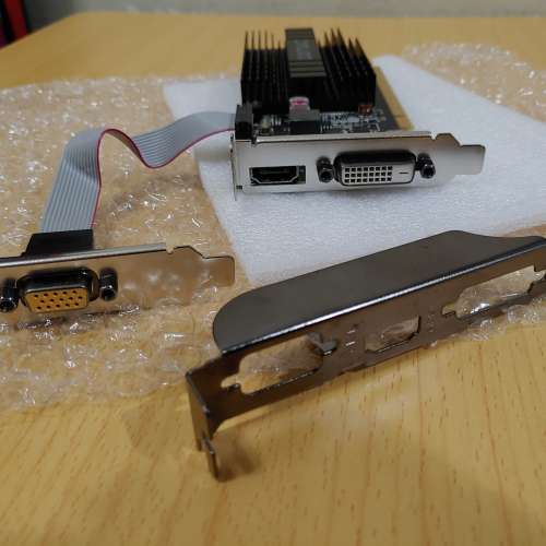 新淨ZOTAC Nvidia GT710 1GB DDR3 靜音版 (連全高及半高鐵片) -100%全正常-