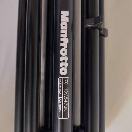 Manfrotto 701hdv, 547bk 動態錄影專業腳架套組