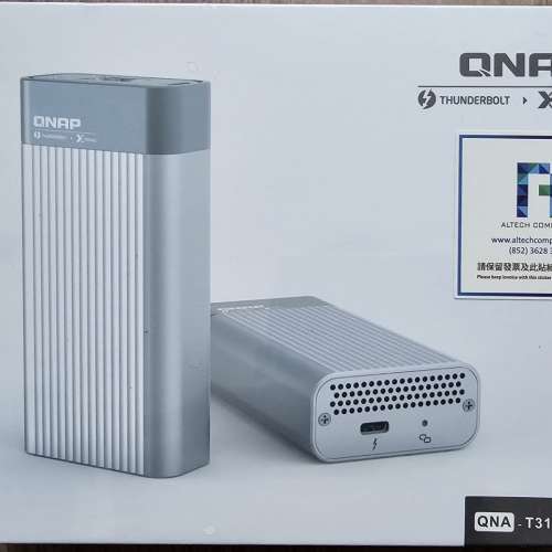 買賣全新及二手網絡/WIFI, 電腦- QNAP Thunderbolt 3 對10GbE 網路轉換