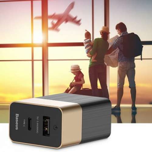 Baseus 美式USB充電插