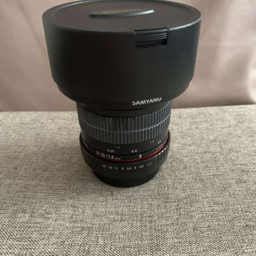 Samyang 14mm f2.8 IF ED鏡頭 95new