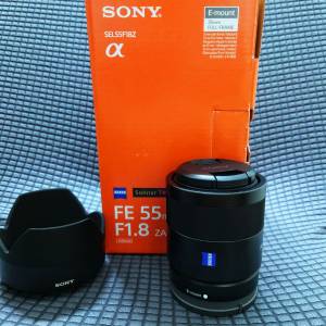 Sony FE 55mm F1.8 Zeiss 蔡司 索尼 人像 E mount lens Not Nikon Fuji canon