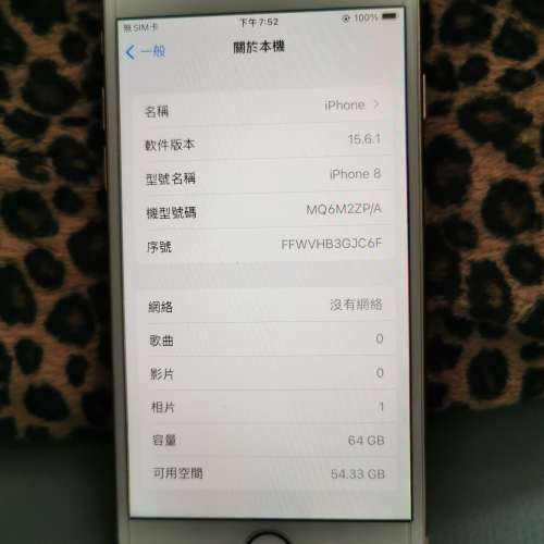 港行 iPhone 8 64GB 金色