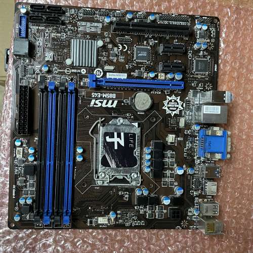 二手 MSI B85M-E45 B85 DDR3 LGA1150 MATX MB