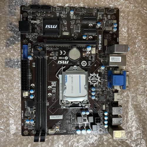 二手 MSI H81M-E34 H81 DDR3 LGA1150 MATX MB