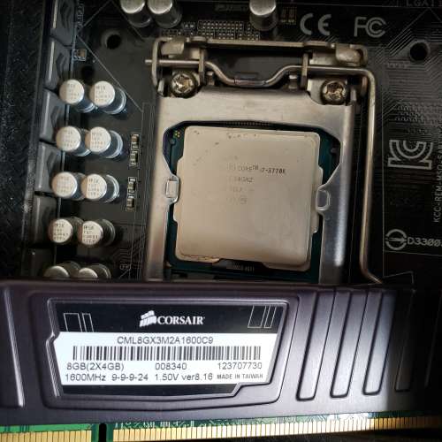 i7-3770K, Z77, DDR3-1600 16GB