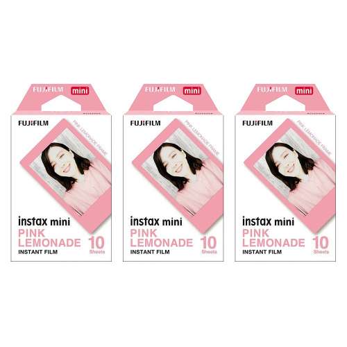 [DJS LIFESTYLE] FUJIFILM INSTAX MINI INSTANT FILM 富士即影即有菲林相紙 (粉紅...