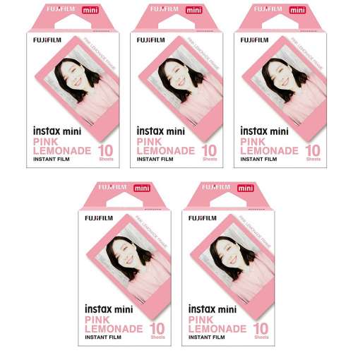 [DJS LIFESTYLE] FUJIFILM INSTAX MINI INSTANT FILM 富士即影即有菲林相紙 (粉紅...