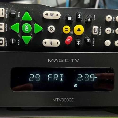 Magic TV 8000D 雙Tuner 高清機頂盒 4TB 二手或全新電視, 影音產品