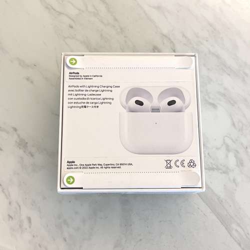 原裝行貨 有單有保 AirPods 第3代 AirPods 3 (3rd generation) with Lightning Cha...