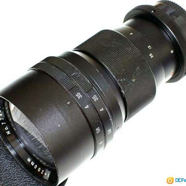 VIVITAR 200MM f3.5 preset (T2 Nikon Ai mount)