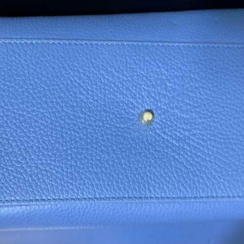 全新(NEW) 小牛皮 Furla embossed-logo leather tote bag - Blue