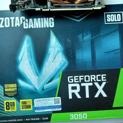 【99%New】Zotac GAMING GeForce RTX 3050 Solo 8G ZT-A30500G-10L