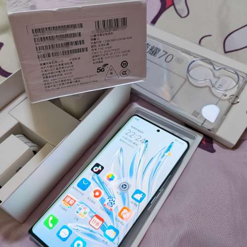 代女友出讓 榮耀/HONOR 70 12+256G國行全新正品