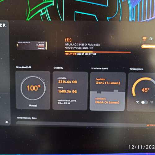SN850X 4TB NVME SSD 美國水貨盒裝