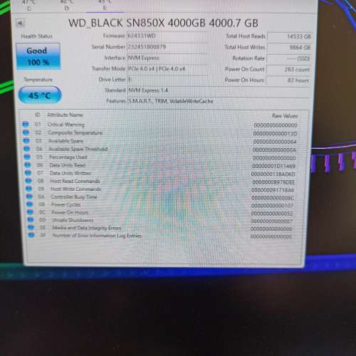 SN850X 4TB NVME SSD 美國水貨盒裝
