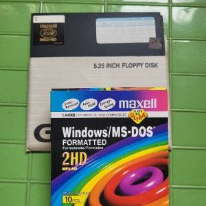 3.5 inch 5.25 inch floppy disk (brand new & 2nd hand) 3.5寸5.25寸軟盤磁碟（全...