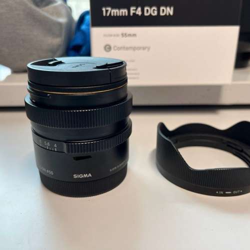Sigma 17mm F4 DG DN Contemporary（Sony E）保養至26年8月
