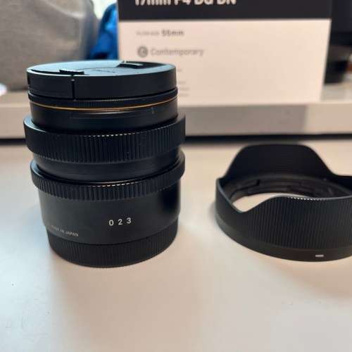 Sigma 17mm F4 DG DN Contemporary（Sony E）保養至26年8月