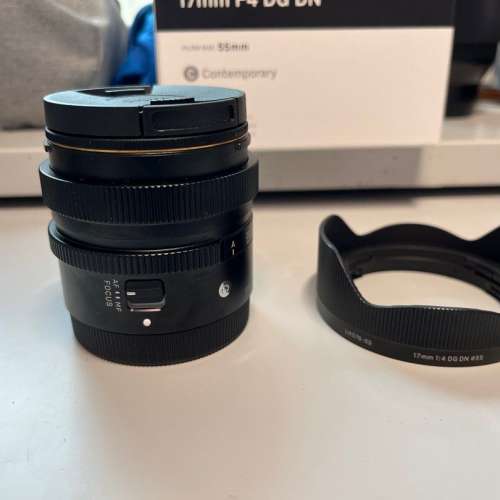 Sigma 17mm F4 DG DN Contemporary（Sony E）保養至26年8月