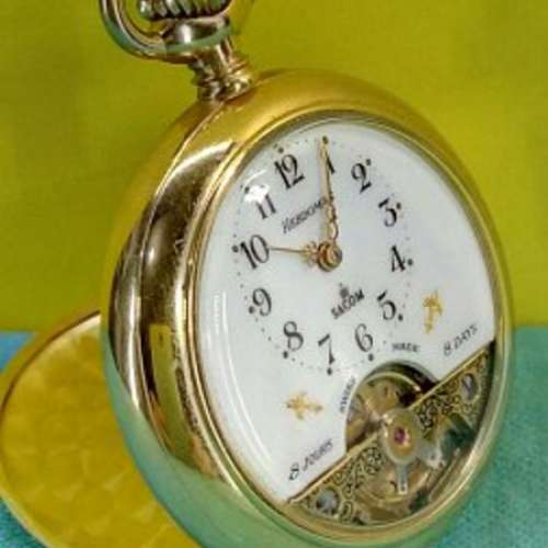 Hebdomas 機械上鏈 8日鏈袋錶