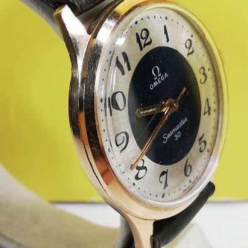 中古Omega 18k solid gold 機械上鏈腕錶