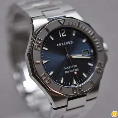 CONCORD Mariner 機械自動,鋼腕錶.