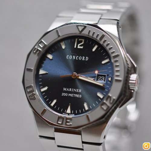 CONCORD Mariner 機械自動,鋼腕錶.