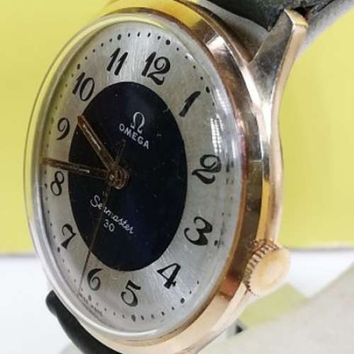 中古Omega 18k solid gold 機械上鏈腕錶