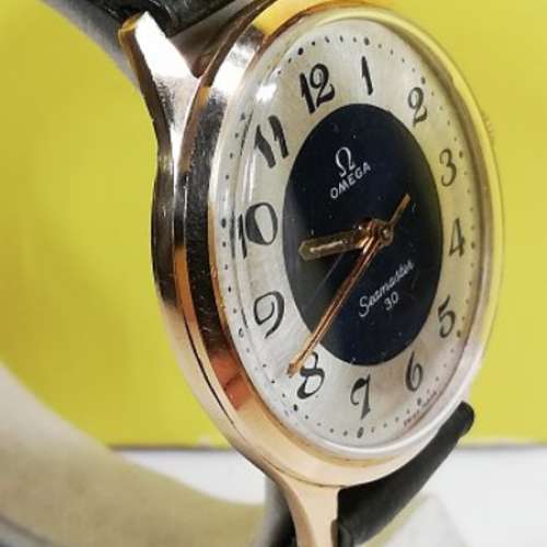 中古Omega 18k solid gold 機械上鏈腕錶