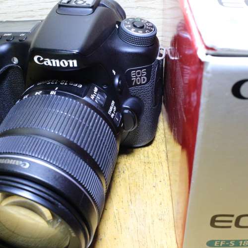 Canon 70D with 18-135mm STM kit set