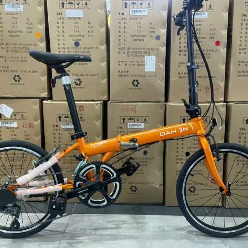 2023 DAHON SP18 ( KAC083 )18速鉻鉬鋼車架折叠車 送水架前後蛙燈叮叮