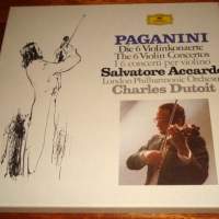 黑膠Paganini - The 6 Violin Concertos - Accardo Charles Dutoit - DG 5 LP  Box...