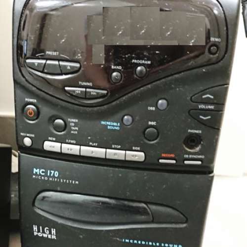 經典Philips MC170 大power mini-hifi(75w+75w) $180(零件機)