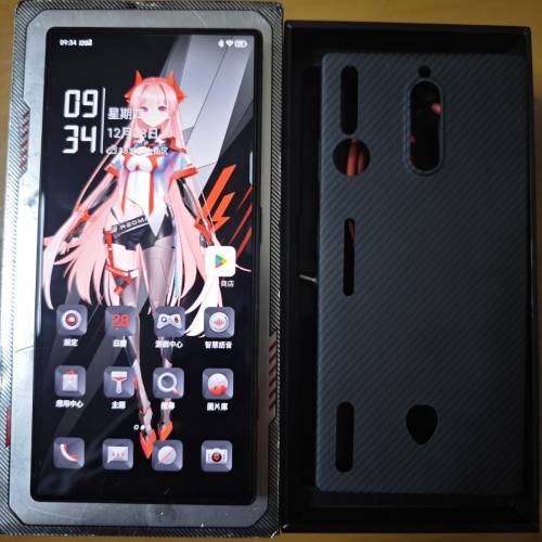 Nubia 紅魔 8S Pro+ 5G 電競手機 16GB + 512GB 暗夜騎士