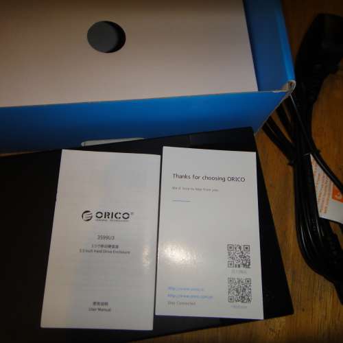 ORICO 3.5-Inch Portable Built-in Power Hard-Drive External Enclosure [3599U3]