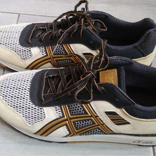 ASICS GEL shoes 男裝 波鞋 鞋 shoes 白色 金色 白金 色 鞋 型 跑鞋 運動 跑步