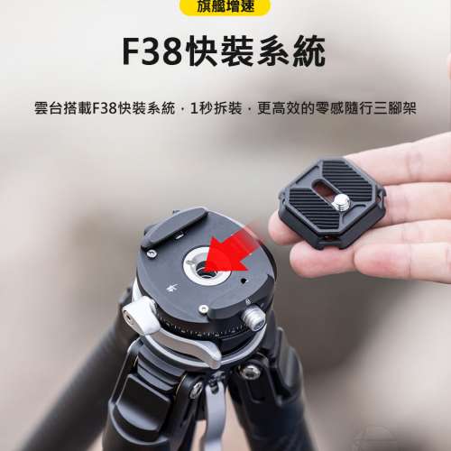 Ulanzi & Coman Zero F38 快拆雲台碳纖維腳架