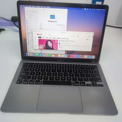 極新淨M1 Macbook Air 2020 市場少有512GB SSD 大容量M1 Apple M1 CPU A2337 MacBo...