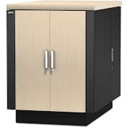 APC NetShelter CX 18U Secure Soundproof Server Room in a Box Enclosure